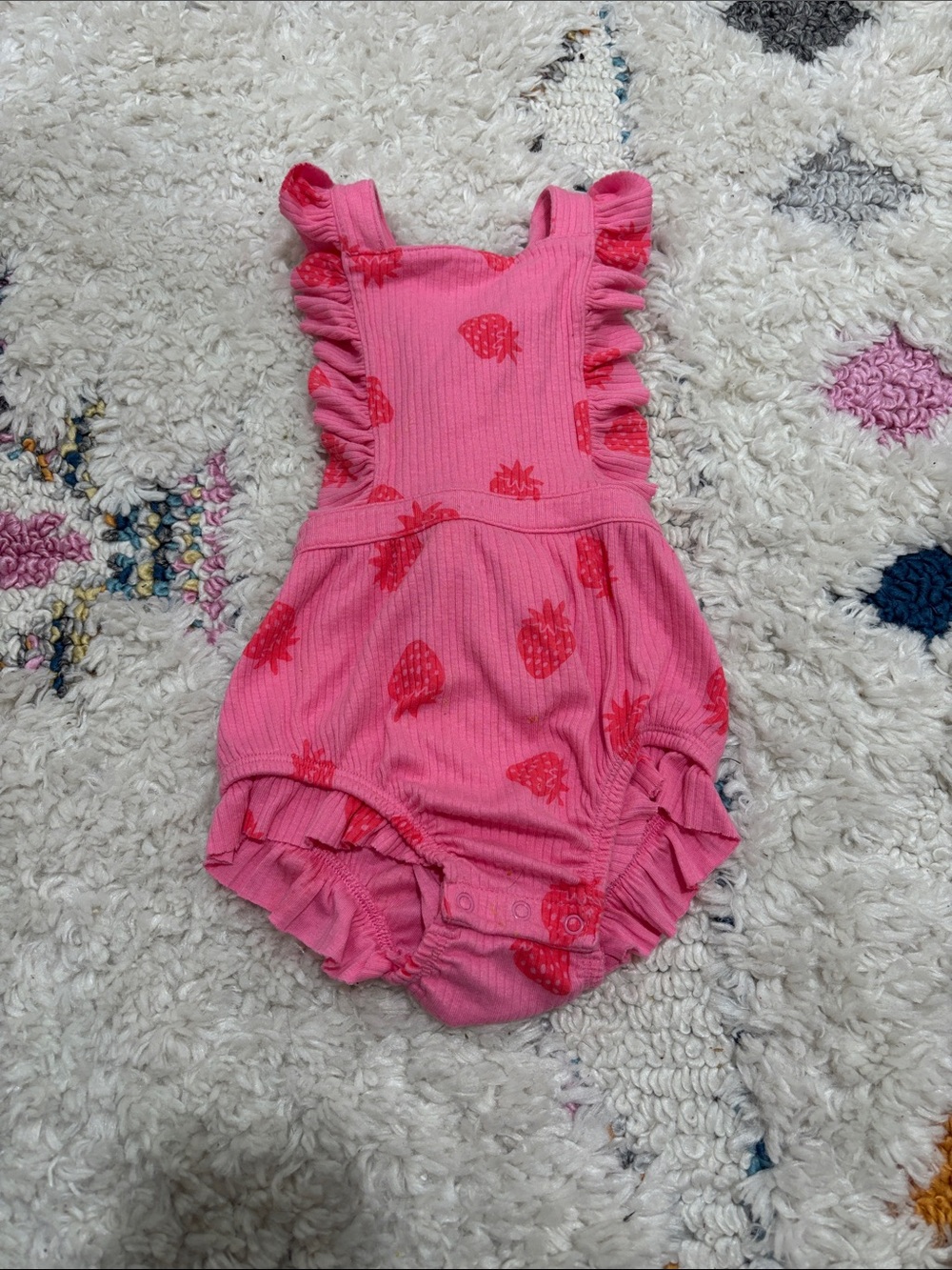 Cat & Jack Strawberry Romper